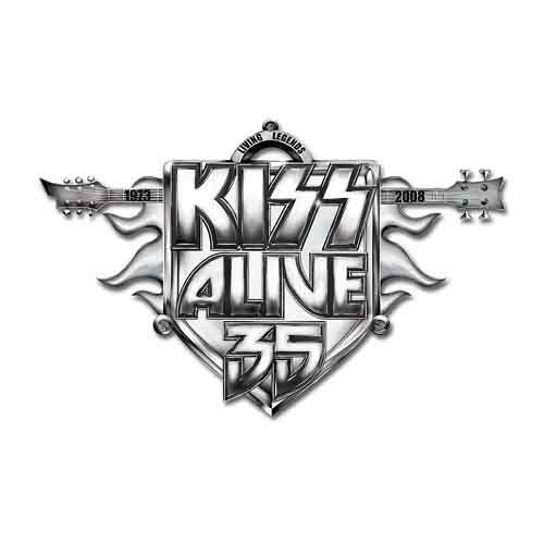 KISS Alive 35 Tour Pin Badge