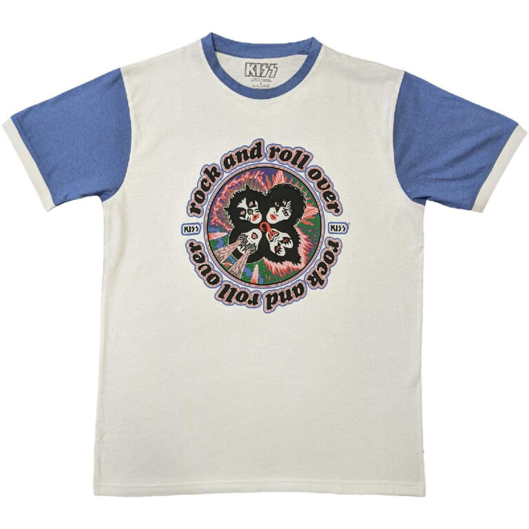 KISS Rock and Roll Over Ringer T-Shirt