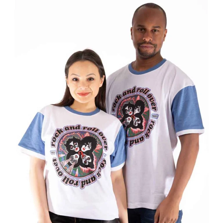 KISS Rock and Roll Over Ringer T-Shirt