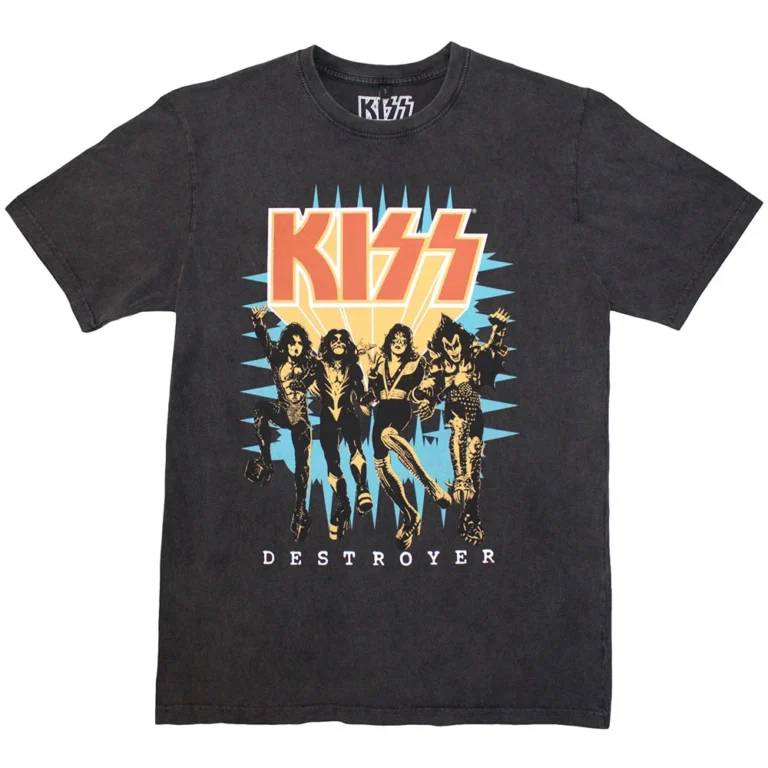 KISS Destroyer 3D Logo T-Shirt