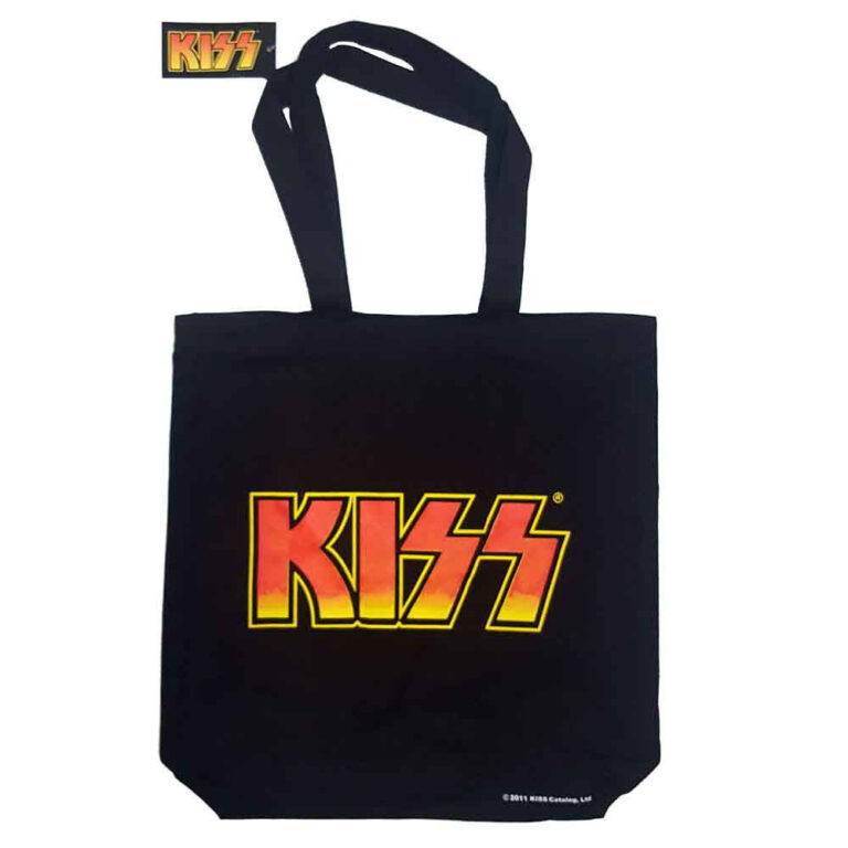 KISS Faces & Logo Tote Bag