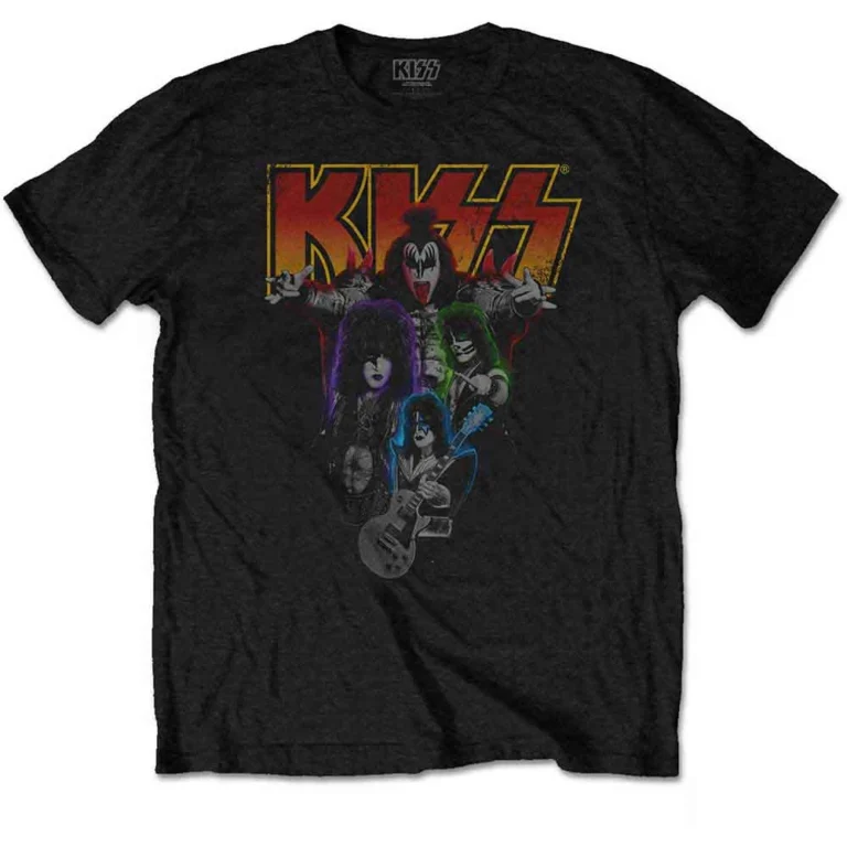 KISS Neon Band T-Shirt