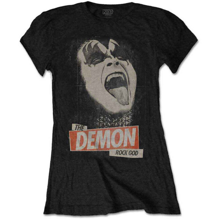 KISS The Demon Rock Ladies T-Shirt