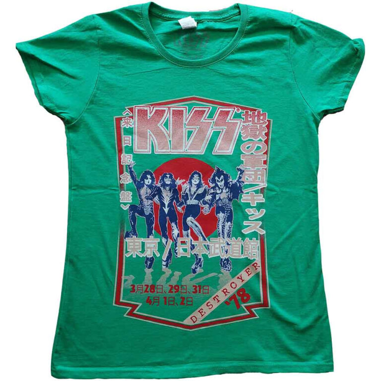 KISS Destroyer Tour ’78 Ladies T-Shirt