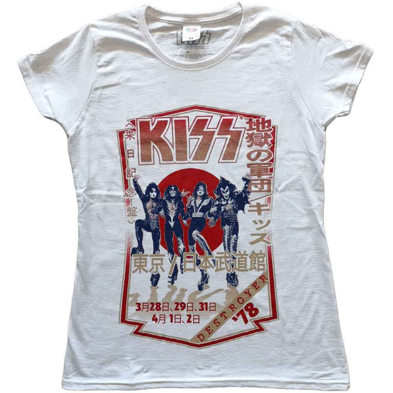 KISS Destroyer Tour ’78 Ladies T-Shirt