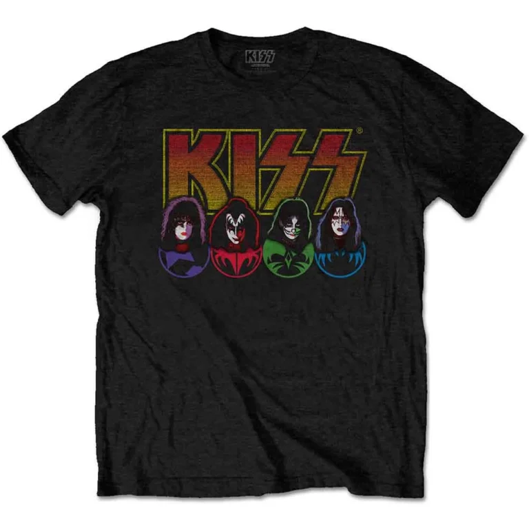KISS Logo, Faces & Icons T-Shirt