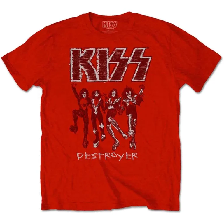 KISS Destroyer Sketch T-Shirt