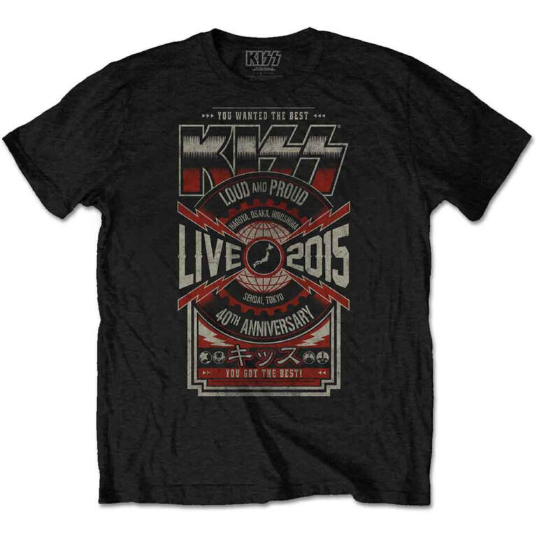 KISS Japan Live 2015 T-Shirt