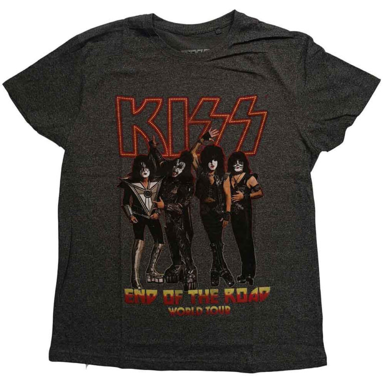 KISS End of the Road Tour (Brindle) (LOS) T-Shirt