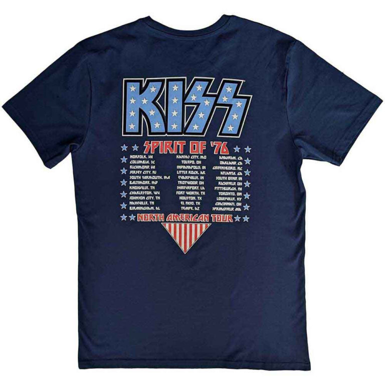 KISS Americana (Denim Blue) T-Shirt