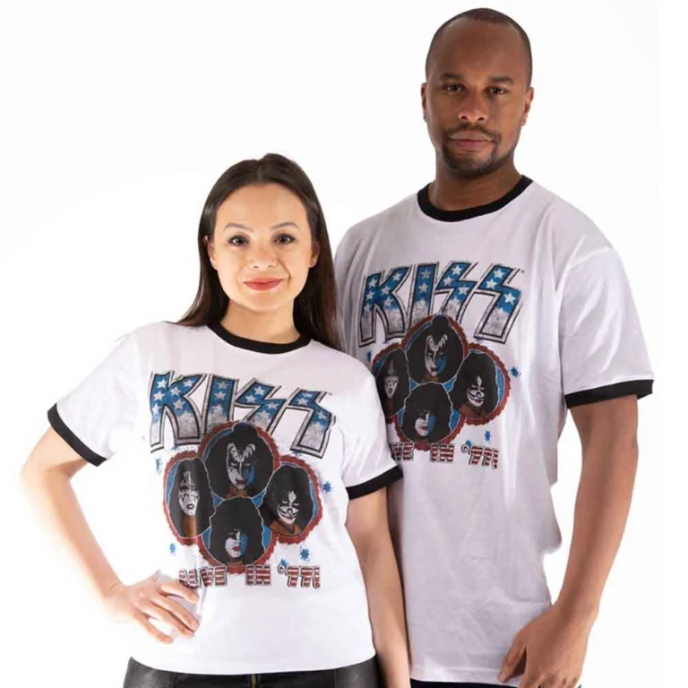 KISS Alive in ’77 Ringer T-Shirt