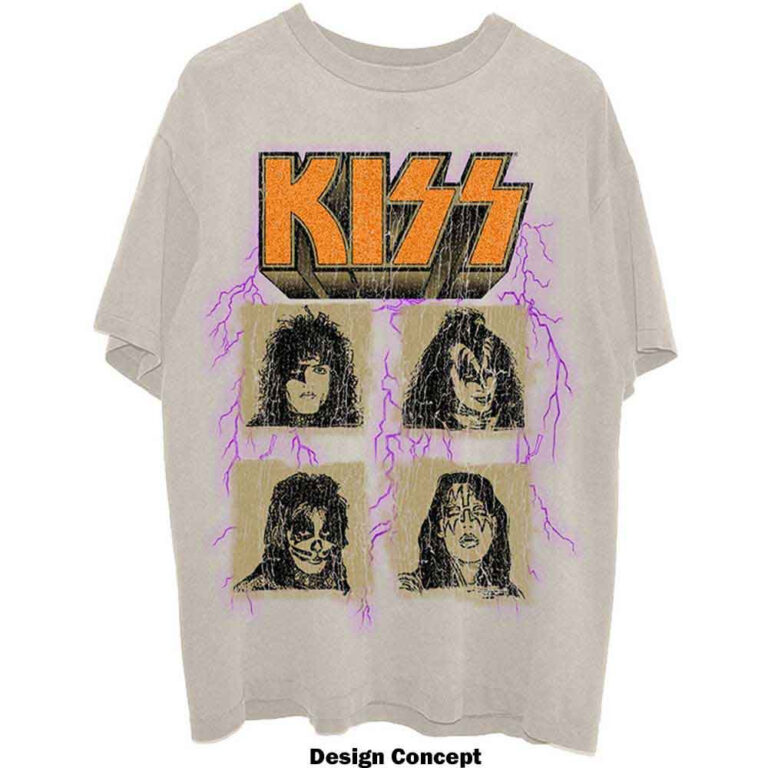 KISS Lightning Photo T-Shirt