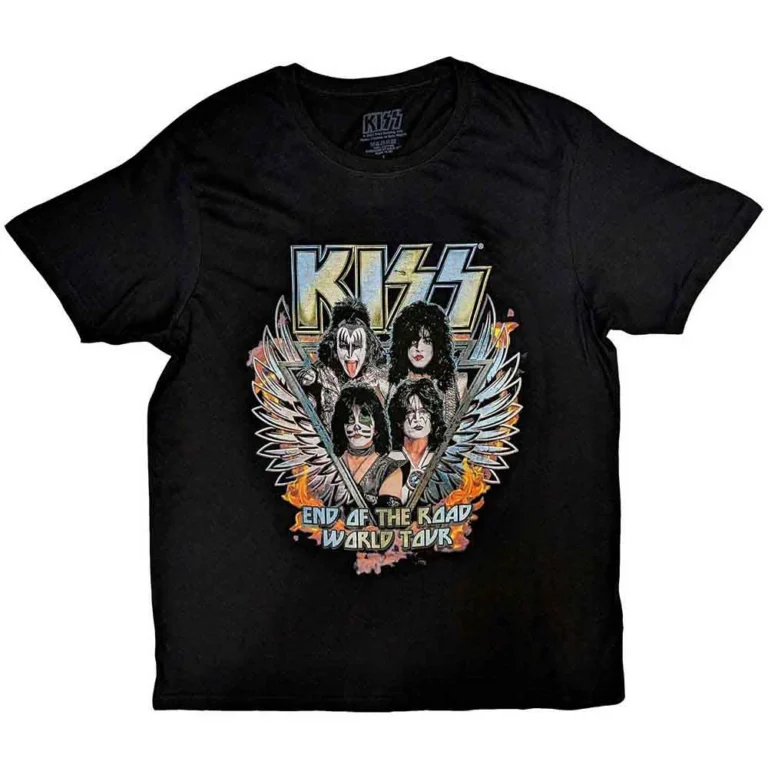 KISS End Of The Road Wings T-Shirt