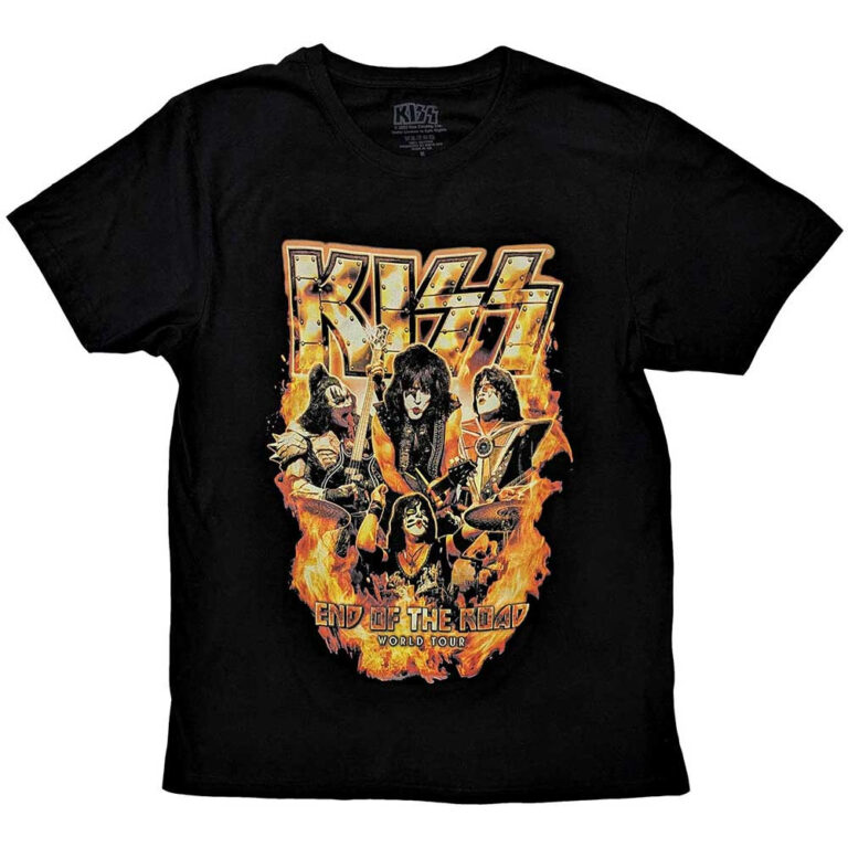 KISS End Of The Road Tour Orange T-Shirt