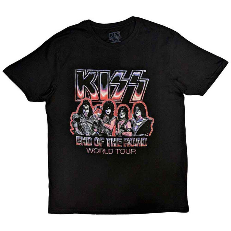 KISS End Of The Road Tour Red T-Shirt