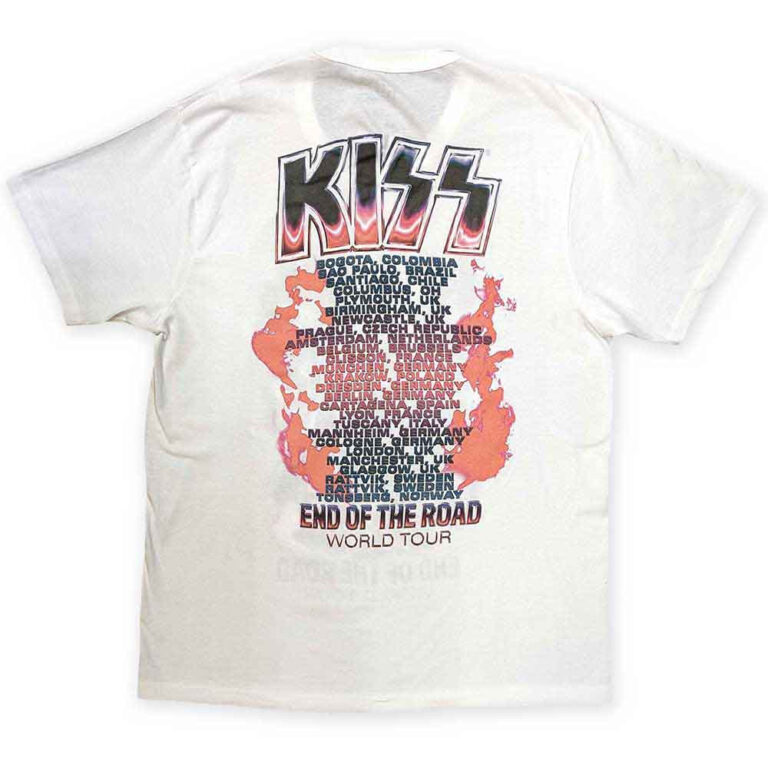 KISS End Of The Road Band Playing T-Shirt