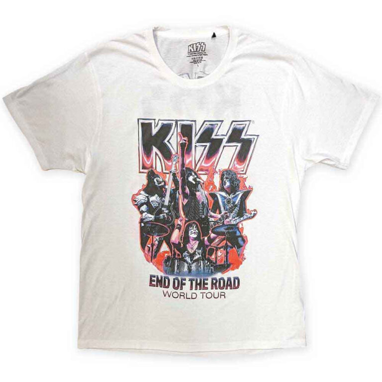KISS End Of The Road Band Playing T-Shirt