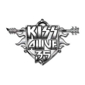 KISS Alive 35 Tour Pin Badge