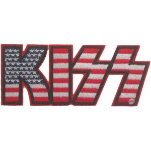 KISS American Flag Logo Patch