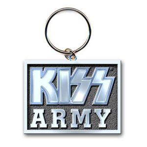 KISS Army Block Die-cast Relief Keychain