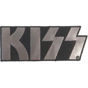 KISS Chrome Logo Patch