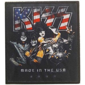 KISS Made In The USA Patch