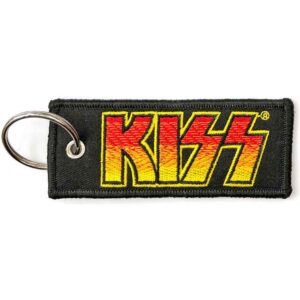KISS Patch Classic Logo Double Sided Keychain