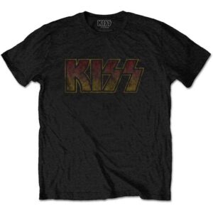 KISS Vintage Classic Logo Black T-Shirt