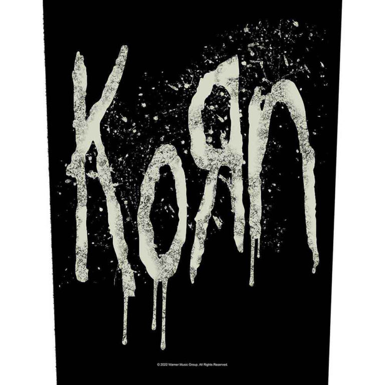 Korn Splatter Logo Back Patch