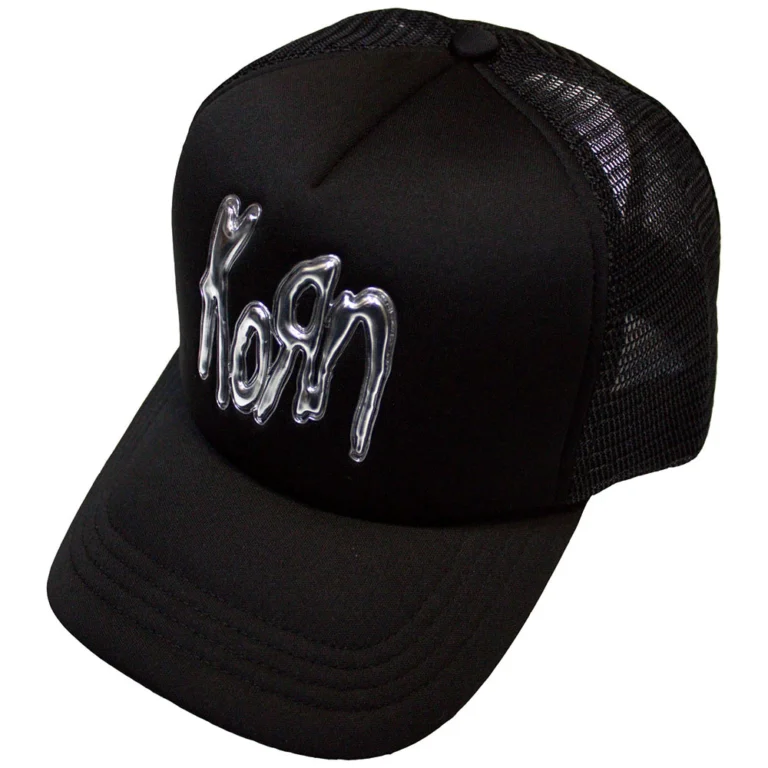 Korn Sonic Silver Logo Mesh Back Cap