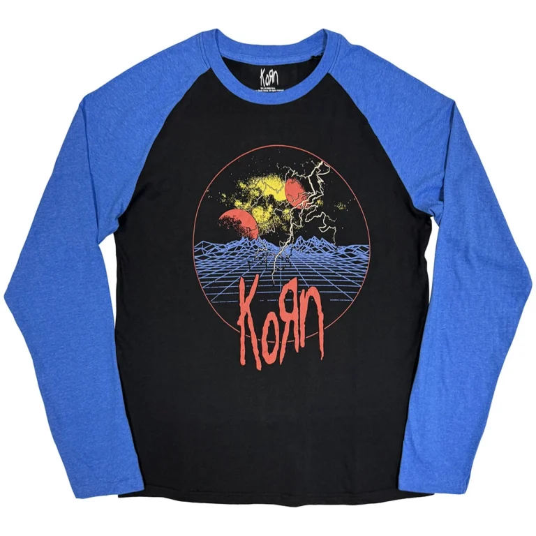 Korn Wireframe Space Raglan T-Shirt