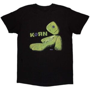 Korn Issues Tracklist Black Back Print T-Shirt