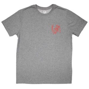 Korn Mini Red Logo Grey T-Shirt