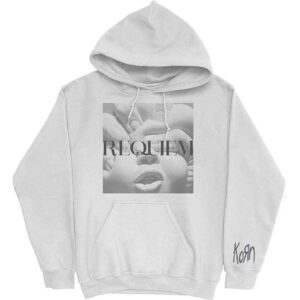 Korn Requiem White Back Print Pullover Hoodie