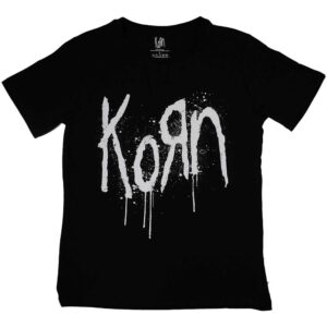 Korn Still A Freak Black Back Print Ladies T-Shirt