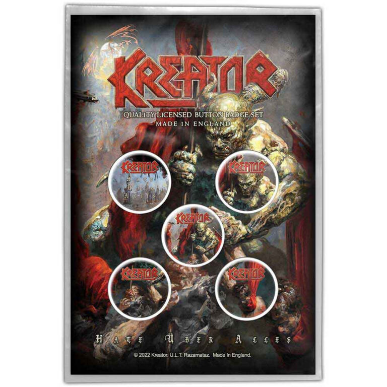 Kreator Hate Uber Alles Badge Pack