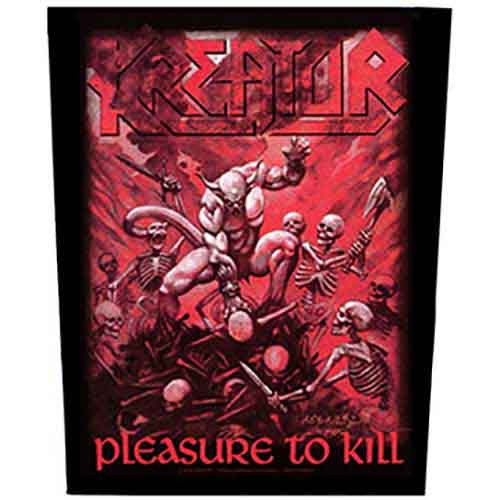 Kreator Pleasure To Kill Back Patch