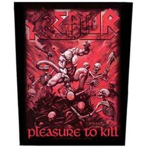 Kreator Pleasure To Kill Back Patch