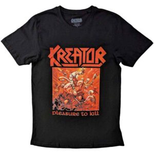 Kreator Pleasure To Kill Black Back Print T-Shirt