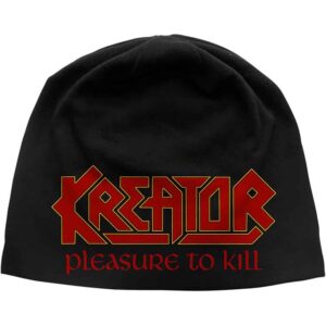 Kreator Unisex Pleasure To Kill Black Beanie Hat