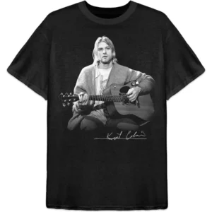 Kurt Cobain Guitar Live Photo T-Shirt