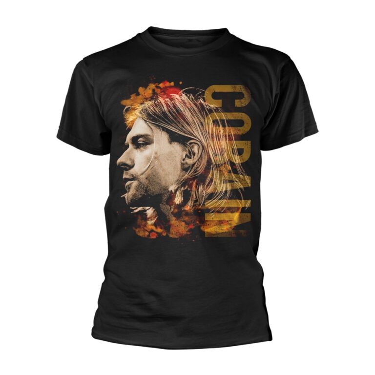Kurt Cobain – Coloured Side View T-Shirt