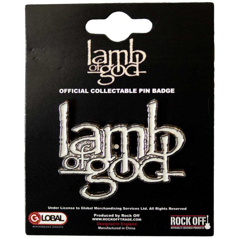 Lamb Of God Logo Pin Badge