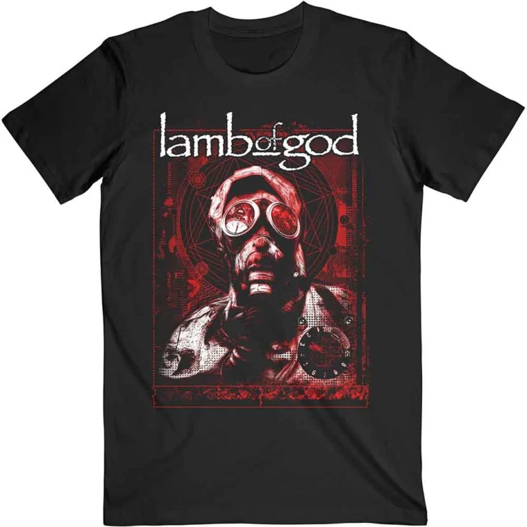 Lamb Of God Gas Masks Waves T-Shirt