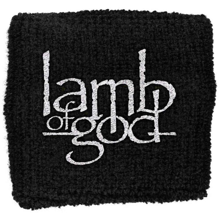 Lamb Of God Logo Embroidered Wristband