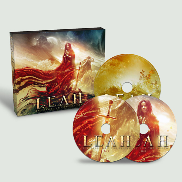 Leah – THE GLORY AND THE FALLEN (3CD.DIGI) Compact Disc – 3 CD Box Set