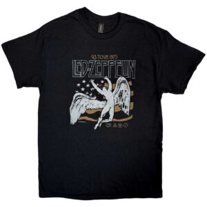 Led Zeppelin US 1975 Tour Flag T-Shirt