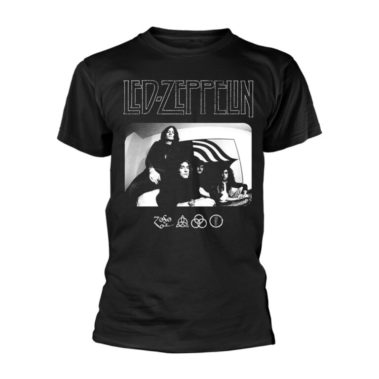 Led Zeppelin – Icon Logo Photo T-Shirt