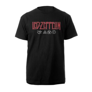 Led Zeppelin - Logo & Symbols T-Shirt