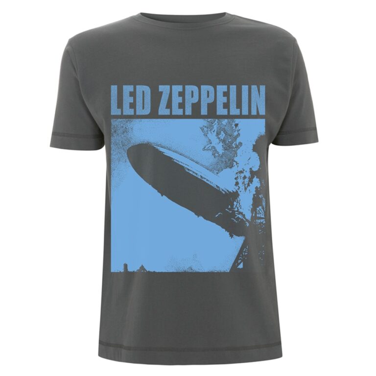 Led Zeppelin – Lz1 Blue Cover T-Shirt